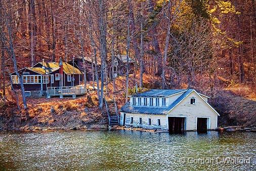 Sinking Baothouse_15163.jpg - Photographed beside the Rideau Canal at Chaffeys Locks, Ontario, Canada.